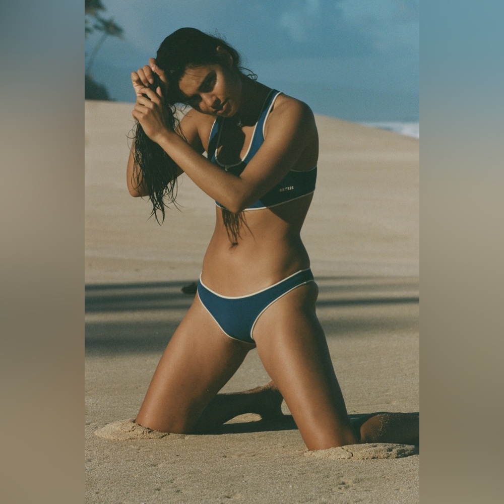 ▪️NEW Abysse Jenna Neoprene Swim Bikini Bottom Color Ocean